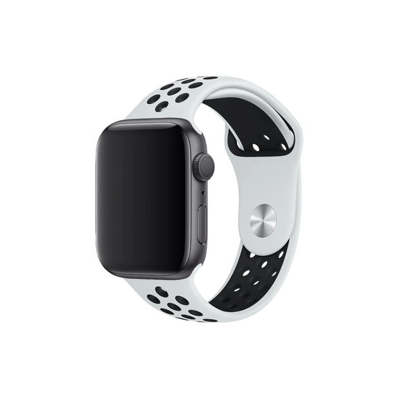 FixPremium - Silicone Sport Strap for Apple Watch (38, 40 & 41mm), white