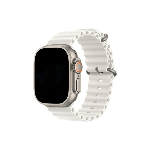 FixPremium - Strap Ocean Loop for Apple Watch (42, 44, 45 & 49mm), white