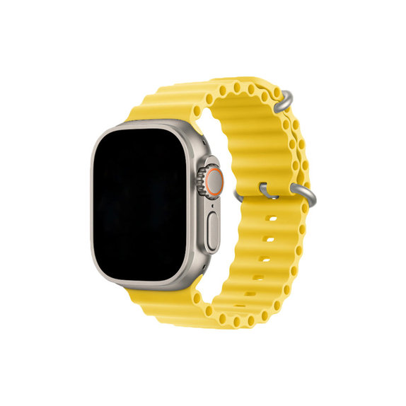 FixPremium - Strap Ocean Loop for Apple Watch (42, 44, 45 & 49mm), yellow