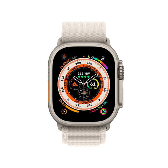 FixPremium - Strap Alpine Loop for Apple Watch (42, 44, 45 & 49mm), starlight
