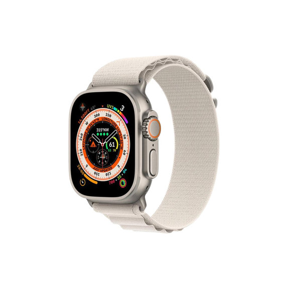 FixPremium - Strap Alpine Loop for Apple Watch (42, 44, 45 & 49mm), starlight