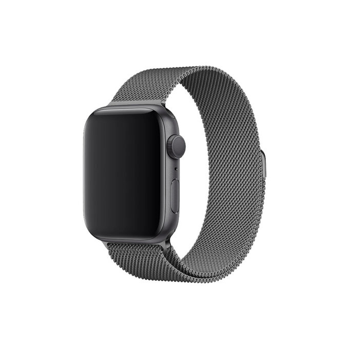 FixPremium - Strap Milanese Loop for Apple Watch (42, 44, 45 & 49mm), graphite