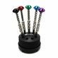 2UUL - 9-Piece Rotary Screwdriver Holder (Black)