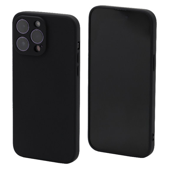 FixPremium - Case Rubber for iPhone 14 Pro Max, black