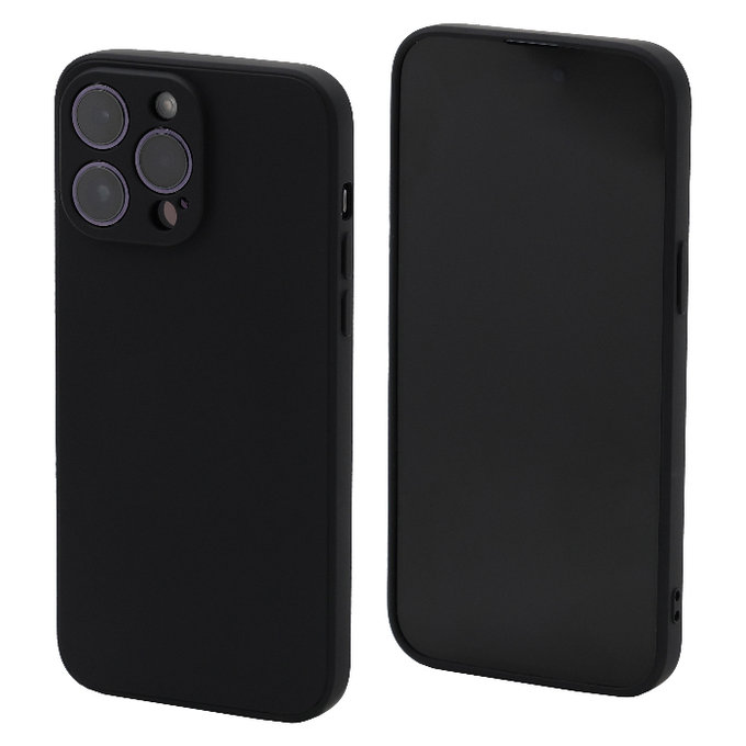 FixPremium - Case Rubber for iPhone 14 Pro Max, black