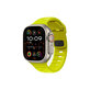FixPremium - Strap Sport Silicone for Apple Watch (42, 44, 45 & 49mm), tartrazine