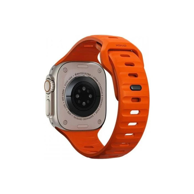 FixPremium - Strap Sport Silicone for Apple Watch (42, 44, 45 & 49mm), orange