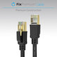 FixPremium - Ethernet Cable - RJ45 / RJ45 (1m), black