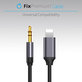 FixPremium - Lightning / Jack 3.5mm Cable (1m), black