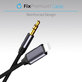 FixPremium - Lightning / Jack 3.5mm Cable (1m), black