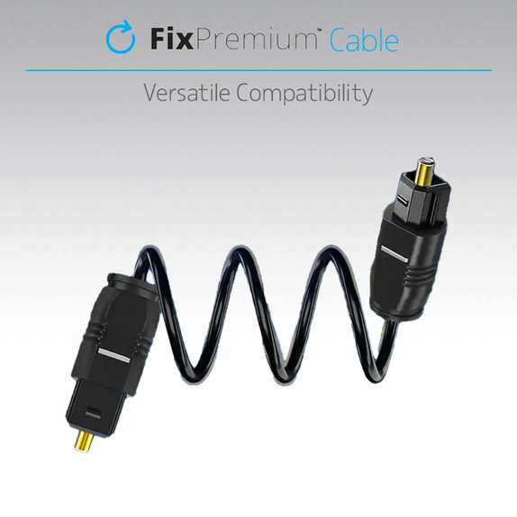 FixPremium - Audio Optical Cable (2m), black