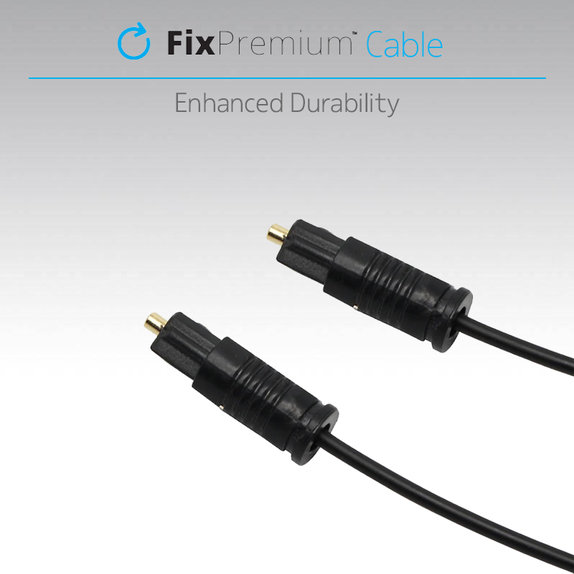 FixPremium - Audio Optical Cable (2m), black