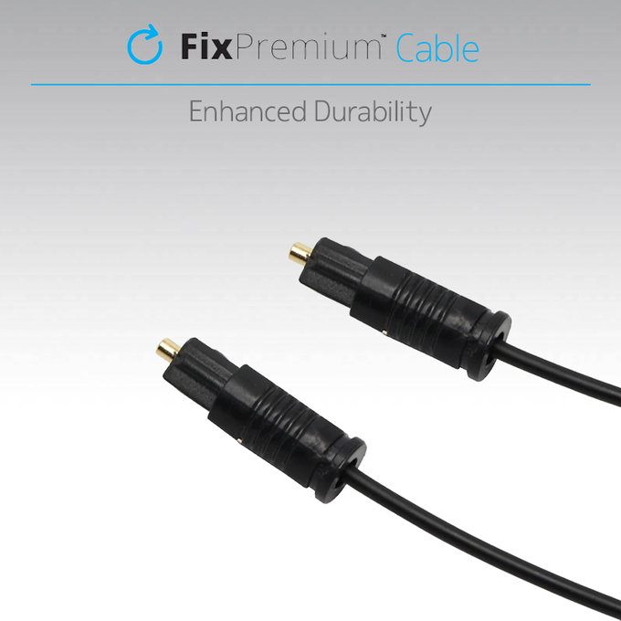 FixPremium - Audio Optical Cable (2m), black