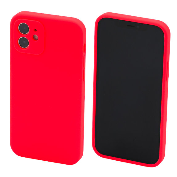 FixPremium - Silicone Case for iPhone 11, red