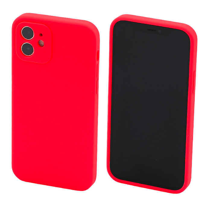 FixPremium - Silicone Case for iPhone 11, red