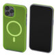 FixPremium - Case Clear with MagSafe for iPhone 12 Pro Max, neon green