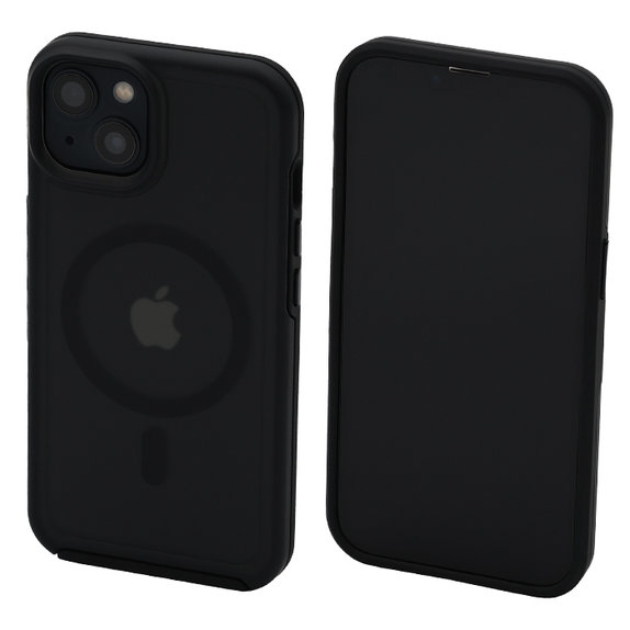 FixPremium - Case Clear with MagSafe for iPhone 14, frost black