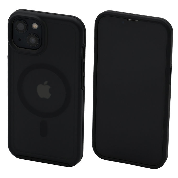 FixPremium - Case Clear with MagSafe for iPhone 14, frost black
