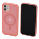 FixPremium - Case Clear with MagSafe for iPhone 12 a 12 Pro, peach pink