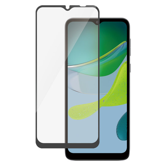 Tempered Glass UWF for Motorola Moto E13, Black, PanzerGlass