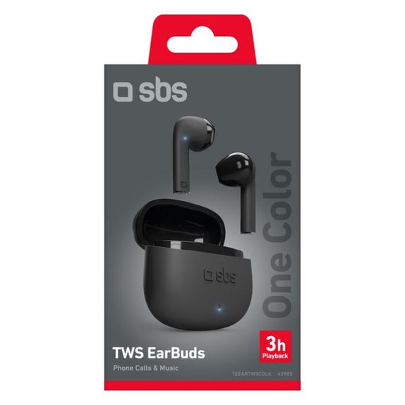 SBS - Wireless Earphones TWS One Color, black