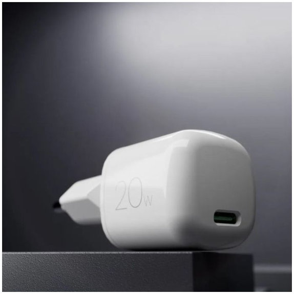 PURO - Charging Adapter MiniPro USB-C, GaN, 20W, white