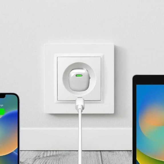 PURO - Charging Adapter MiniPro USB-C, GaN, 20W, white