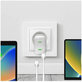 PURO - Charging Adapter MiniPro 2x USB-C, GaN, 35W, white