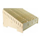 Universal wooden stand / organizer for phones with 48 compartments