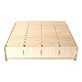Universal wooden stand / organizer for phones with 48 compartments