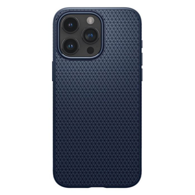 Spigen - Case Liquid Air for iPhone 15 Pro Max, navy blue