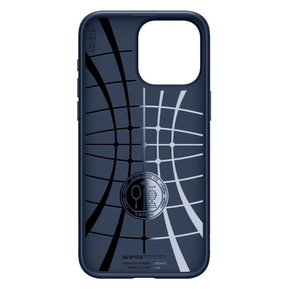 Spigen - Case Liquid Air for iPhone 15 Pro Max, navy blue