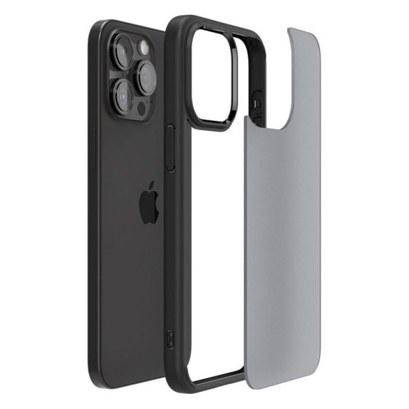Spigen - Case Ultra Hybrid for iPhone 15 Pro, frost black