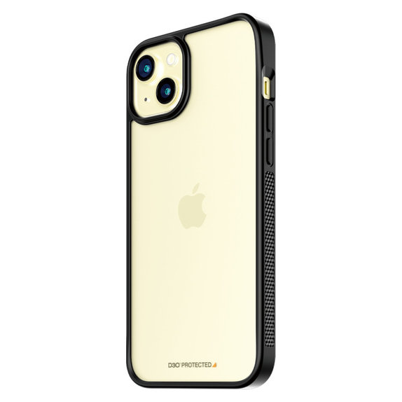 Case ClearCase D3O for iPhone 15 Plus, Black, PanzerGlass