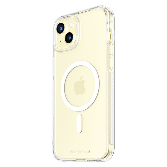 Case HardCase D3O with MagSAFE by PanzerGlass for iPhone 15 Plus, Transparent, PanzerGlass