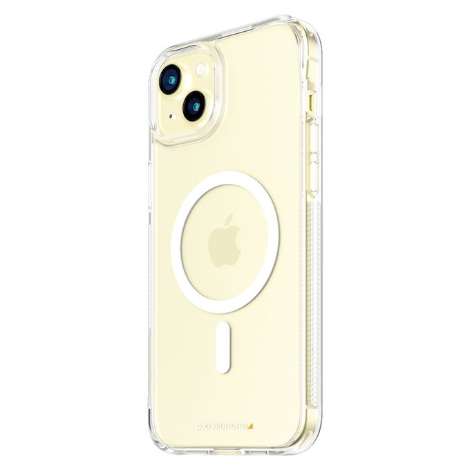 Case HardCase D3O with MagSAFE by PanzerGlass for iPhone 15 Plus, Transparent, PanzerGlass