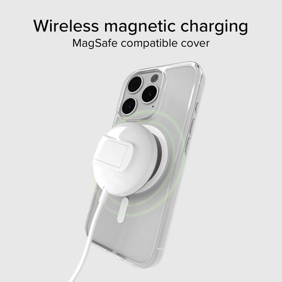 SBS - Case Light Mag with MagSafe for iPhone 15 Pro, transparent