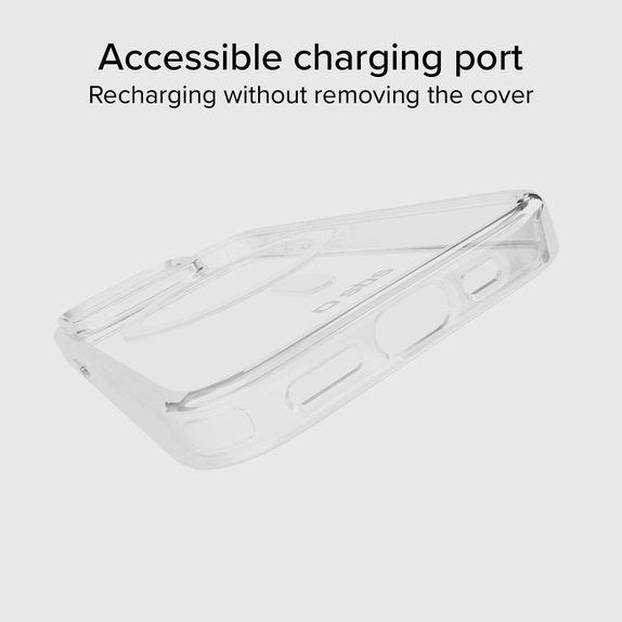 SBS - Case Light Mag with MagSafe for iPhone 15 Pro, transparent