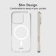 SBS - Case Light Mag with MagSafe for iPhone 15 Pro Max, transparent