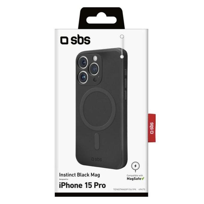 SBS - Case Instinct with MagSafe for iPhone 15 Pro, black