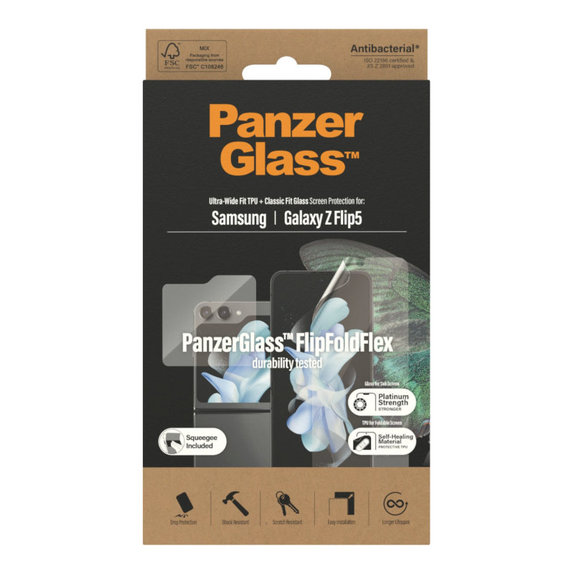 Protective Film UWF AB for Samsung Z Flip5, Clear, PanzerGlass