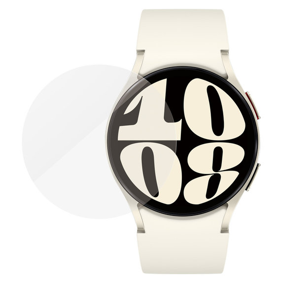 Tempered Glass Flat Glass AB for Samsung Galaxy Watch6 44 mm, Clear, PanzerGlass