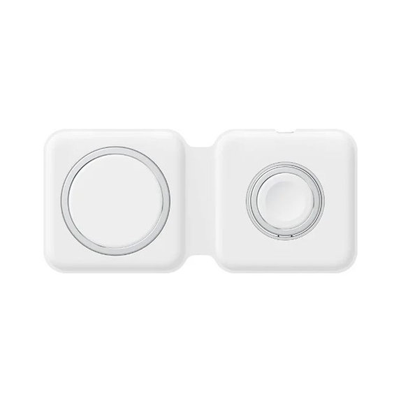 FixPremium - MagSafe Duo for iPhone & Apple Watch, white