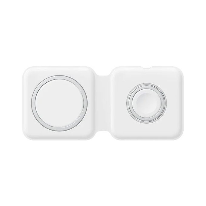 FixPremium - MagSafe Duo for iPhone & Apple Watch, white