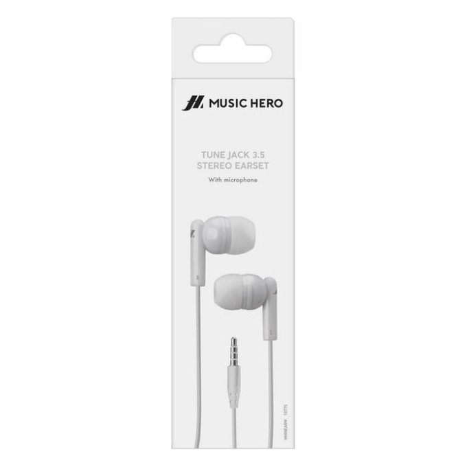 Music Hero Stereo Earphones Tune, Jack white