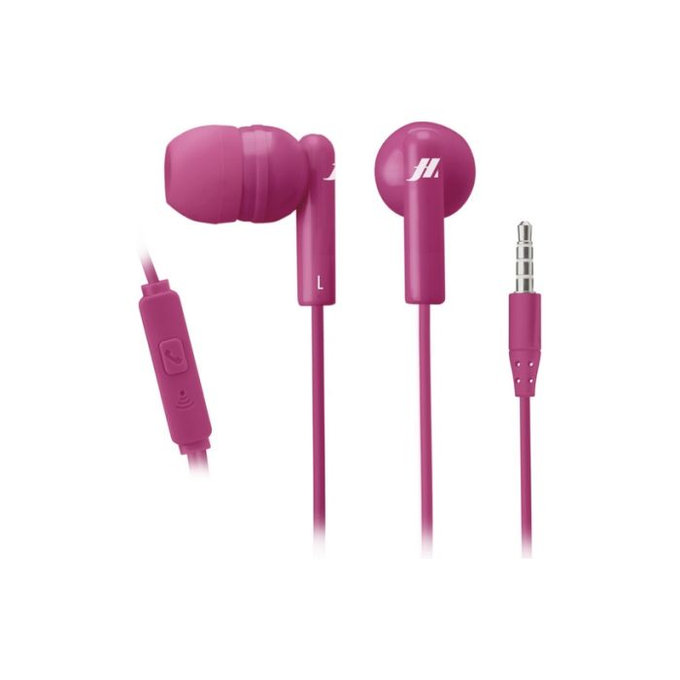 Music Hero - Stereo Earphones Tune, Jack 3.5mm, pink