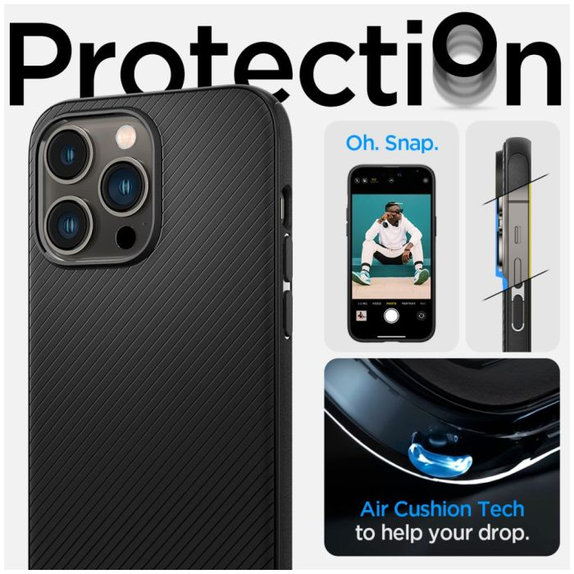 Spigen - Case Mag Armor with MagSafe for iPhone 14 Pro, matte black