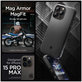 Spigen - Case Mag Armor with MagSafe for iPhone 15 Pro Max, matte black