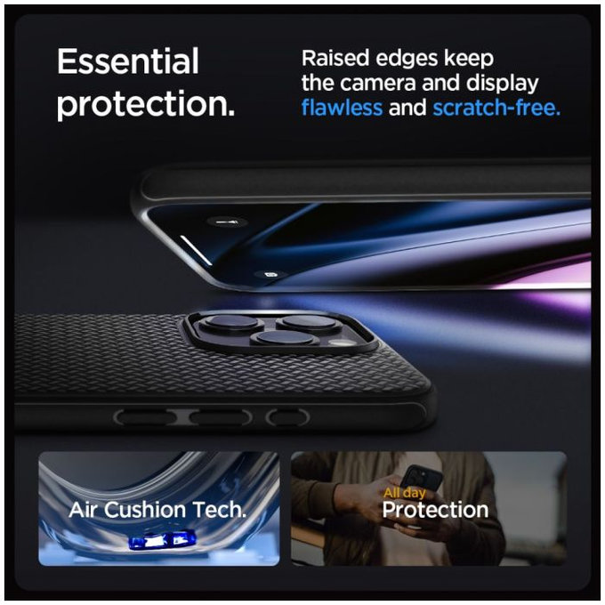 Spigen - Case Mag Armor with MagSafe for iPhone 15 Pro, matte black
