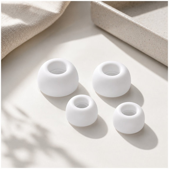 FixPremium - AirPods Pro Tips - Set 2pcs (L, S), white
